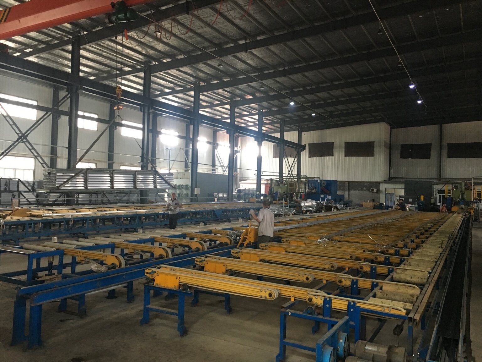 Display hardware production line